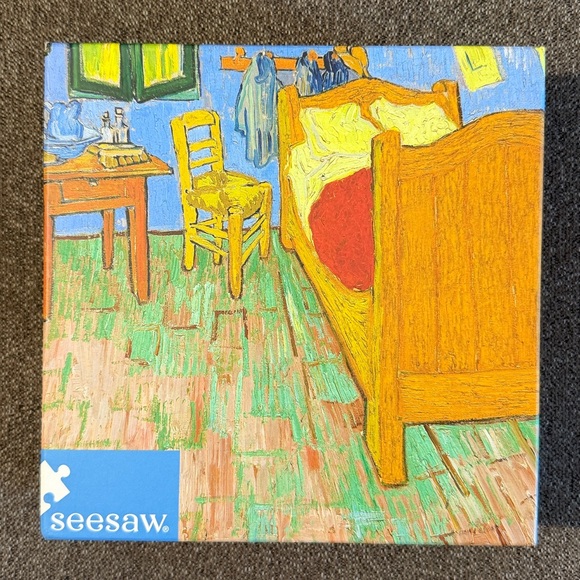 Seesaw Puzzle Vincent van Gogh Wheat Fields with Cypresses, Bedroom In Arles NWT - Picture 5 of 7